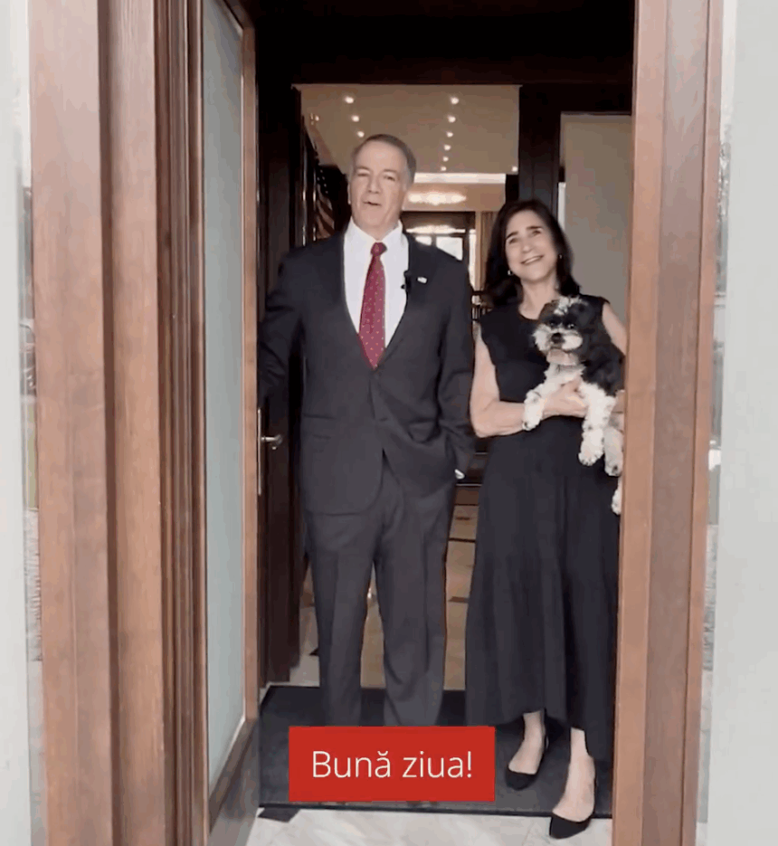 buna ziua primul mesaj al ambasadorului sua in romania ce transmite si de cine este insotit la bucuresti 69c16d8536f29
