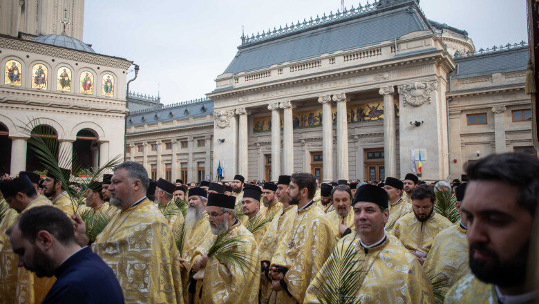 procesiune romano catolica de florii astazi in centrul capitalei restrictii de trafic pe mai multe artere importante din bucuresti 69c8c1beecc29
