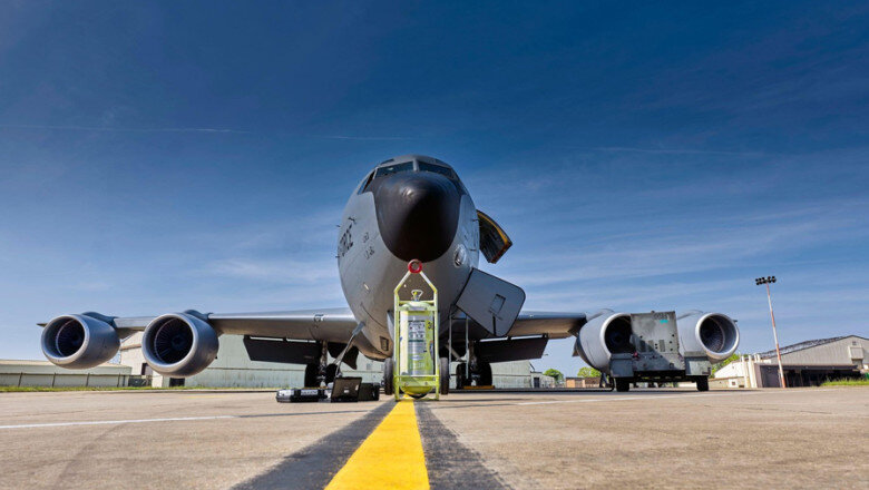 video avioanele sua din romania au efectuate a doua misiune de realimentare spre orientul mijlociu 69bfe4d304357