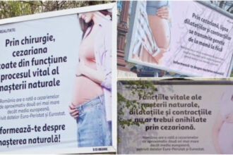 panouri care descurajeaza nasterea prin cezariana afisate in capitala o senatoare usr cere eliminarea lor e o nebunie 69d92e456e202