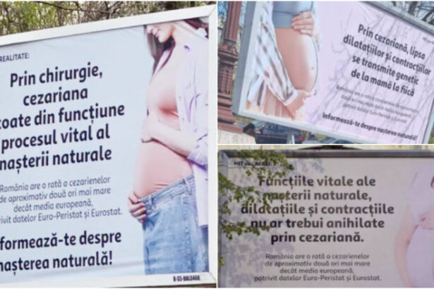 panouri care descurajeaza nasterea prin cezariana afisate in capitala o senatoare usr cere eliminarea lor e o nebunie 69d92e456e202