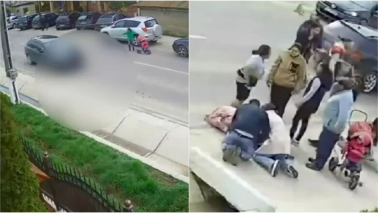 video accident grav in bacau un copil a fost lovit de o masina dupa ce a fugit de langa mama sa interventia a doi tineri i a salvat viata 69cd452f05ddd